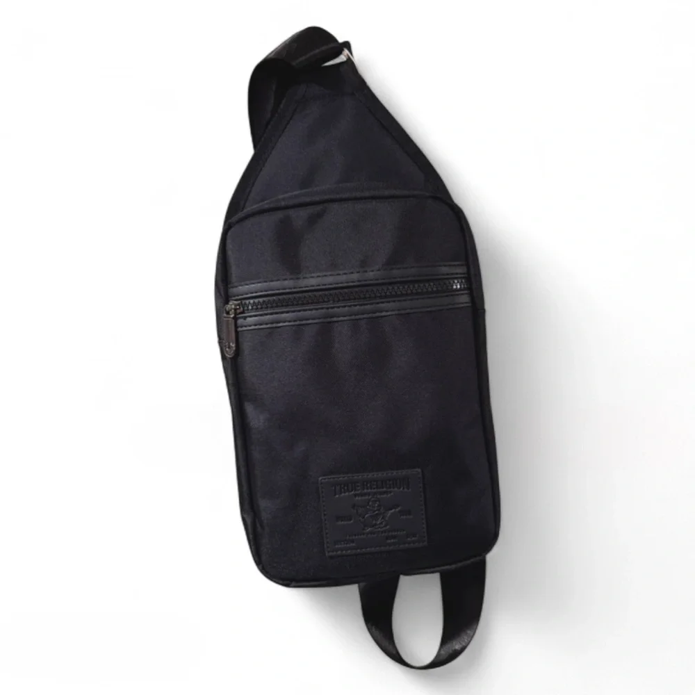 True Religion Black Unisex Crossbody Bum Bag (NWT)